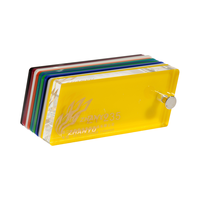 Plaque acrylique colorée résistante aux UV, épaisseur 3 mm, panneau en PMMA, idéal pour les luminaires et les présentoirs de vente au détail