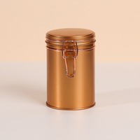 Boîte de conserve ronde colorée à fermeture hermétique pour noix, graines et grains de café – Contenant de rangement