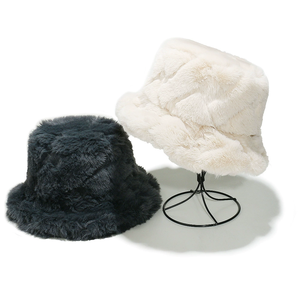 Sombrero de Piel Sintética de Conejo, Grueso y Cálido, Estilo Japonés, Unisex, Color Puro, Fresco y Sencillo, para las Cuatro Estaciones - Product Image 4