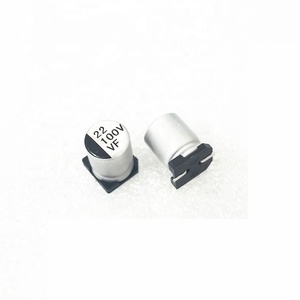 ตัวเก็บประจุอลูมิเนียมอิเล็กโทรไลติกขนาด22uF 35V <span class=keywords><strong>SMD</strong></span> 6.3*5.4มม. และ5*7มม. มี10ชิ้นในสต็อกใหม่ - Product Image 2
