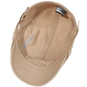 Nouvelle Version solide coton Style britannique hommes gavroche chapeau <span class=keywords><strong>été</strong></span> cousu lierre ajuster dames peintre chapeau - Product Image 4