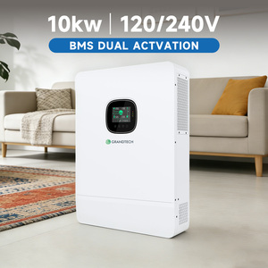 Générateur hybride hors réseau à basse fréquence 10 kW 8 kW 5 kW à phase divisée, 10000 W 120 V 240 V CA, double MPPT solaire, stock US - Product Image 1