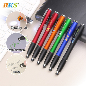 Bút bi đa năng 3 trong 1 tích hợp đèn LED, logo phát sáng, khắc logo tùy chỉnh, bút nhựa quảng cáo - Product Image 5