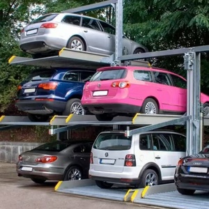 Đôi bài Ba Stacker thủy lực tự động xe bãi đậu xe nâng tự động hệ thống đỗ xe cho nhà để xe thiết bị - Product Image 3