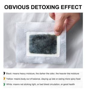 デトックスフットパッチディスペルコールドはリラックスのために内部循環を促進します10ピース/箱酢ジンジャーデトックスフットパッチ - Product Image 5