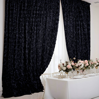 Rideau de fond moderne en polyester à sequins par Jianan pour studio de photographie de mariage, panneaux de fond de haute qualité