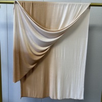 Le Plus Récent Foulard en Jersey Imprimé Double Face Respirant Doux Confortable Voile Solide Extensible Châle Luxueux Antidérapant Ombré Hijab en Jersey
