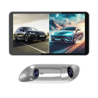 Sistema de Monitoreo Vehicular con Cámaras Delanteras y Traseras Impermeables de 6 Pulgadas y 1080P, Dashcam, Espejo Retrovisor Electrónico, GPS BSD