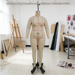 <span class=keywords><strong>Mannequin</strong></span> de luxe JUNMEI pour femme grande taille, buste complet, réglable en hauteur, taille 1XL, en fibre de verre, sans tête, pose debout - Product Image 1