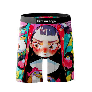 Nouveau Designer Hommes Slips <span class=keywords><strong>Boxers</strong></span> Shorts Sous-Vêtements avec Motifs Imprimés Numériques pour Gym Confort Hommes Personnalisé OEM Service Trunks - Product Image 2