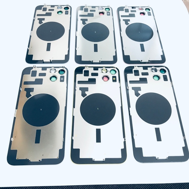 Back Glass for 16 Pro Max Rear Housing Door with Metal Plate with Camera Lens for iPhone 14 15 16 Cracked Rear Cover Repair Part