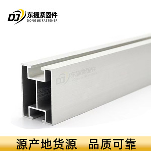 Rieles de guía de aleación de aluminio Dongjie anodizados y galvanizados en caliente para sistema de montaje solar - Product Image 4