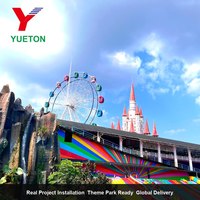 Grande Roue Géante de 30m pour Parc d'Attractions, 18 Cabines, Équipement Électrique pour Parc Thème Extérieur