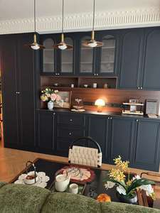 Buffet en bois moderne de luxe pour la maison, la cuisine, le salon, l'hôtel, la salle à manger, le bar à domicile avec des fonctions de rangement - Product Image 2