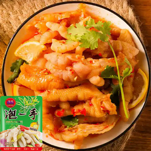 ขนมเอเชีย ขาไก่ดองพริก รสชาติแบบจีน บรรจุในถุง - Product Image 1