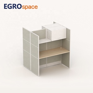 EGROspace Fournisseur de mobilier commercial : Poste de travail cloisonné pour 4 personnes, <span class=keywords><strong>bureau</strong></span> individuel, cabine de <span class=keywords><strong>bureau</strong></span> - Product Image 2