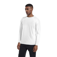 Camiseta de Manga Larga para Hombre, Protección Solar UPF 50+, Secado Rápido, para Deportes al Aire Libre, Personalizable, Venta al Por Mayor