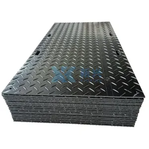 4X8 HDPE Composite Plastic Ground Protection Temporary Construction Road Mats