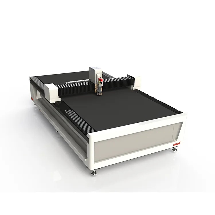 เครื่องตัดกล่องกระดาษลูกฟูก Cnc เตียงแบน,เครื่องตัดกล่องกระดาษลูกฟูกดิจิตอล Creasing และ Die