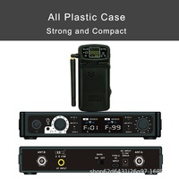 Casque de monitoring intra-auriculaire sans fil TopYun N801 de qualité professionnelle avec suppression du bruit, double canal XLR, 20Hz-20KHz, microphone intégré