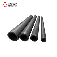 Tube en SiC céramique haute pureté personnalisé, brique réfractaire haute température durable, moulage et soudage par perforation résistants