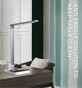 <span class=keywords><strong>2025</strong></span> không dây sạc LED Bảng Đèn đọc sách mắt-bảo vệ gấp bàn đèn với bộ sạc không dây cho điện thoại cho đồng hồ - Product Image 5