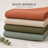 Tissu texturé ondulé à boucles pour la confection de vêtements de mode, le bricolage domestique, l'artisanat et la couture décorative – Approvisionnement direct usine