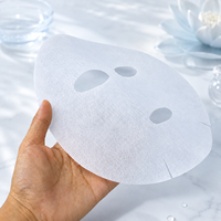 Masque en gel rafraîchissant OEM Y582 à l'extrait de lotus bleu, 40g, 100% fibres végétales modifiées, pour le soin apaisant de la peau