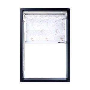 Store zébré sans cantonnière série ZB, rideau à lamelles jour-nuit pour l'intimité de la chambre et une réglage flexible de la lumière - Product Image 2