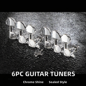 Juego <span class=keywords><strong>de</strong></span> 6 piezas 3R 3L, clavijas <span class=keywords><strong>de</strong></span> <span class=keywords><strong>afinación</strong></span> <span class=keywords><strong>de</strong></span> <span class=keywords><strong>guitarra</strong></span> cerradas cromadas, afinadores <span class=keywords><strong>de</strong></span> máquina <span class=keywords><strong>de</strong></span> <span class=keywords><strong>guitarra</strong></span> acústica, piezas y accesorios <span class=keywords><strong>de</strong></span> instrumentos <span class=keywords><strong>de</strong></span> cuerda - Product Image 2