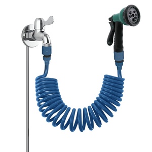 Garden <strong>Sprinkler</strong> Cleaning Car Wash High Pressure Water Gun <strong>Hose</strong> Telescopic Latex Spring TPE Pipe Flower Watering - Product Image 5