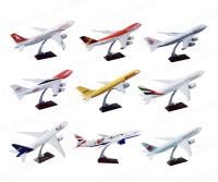 Modèles d'avions en alliage moulé sous pression unisexes de 47 cm, OEM disponible, 747/757/340/320/777/330/380, jouets éducatifs STEM pour enfants, cadeau de compagnie aérienne en métal