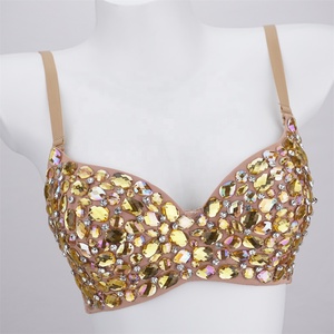 Reggiseno <span class=keywords><strong>con</strong></span> strass lavorato a maglia <span class=keywords><strong>con</strong></span> <span class=keywords><strong>ferretto</strong></span> da donna <span class=keywords><strong>con</strong></span> spalline regolabili - Product Image 4