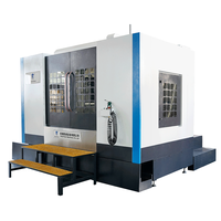 Centro de Mecanizado CNC Horizontal HMC 500*500 con Sistema GSK, Nuevo Control SYNTEC, Motor Cónico BT40, Fresadora de Servicio Pesado