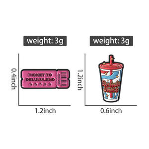 Broche de Esmalte con Palabras de Moda de Internet de Delulu, Broches Personalizados de Delulu Juice TICKET to DELULULAND, Insignia para Mochila, Solapa, Joyería, Regalo - Product Image 6