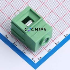 DB139-19.0-1P-GN-P Screw Terminal Block Through hole Component (THT),P=19mm Connector 1x1P 19mm Green 1P - Product Image 1