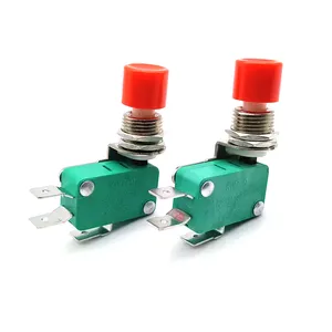 DS438-448 3-pin đỏ Push Button thiết bị truyền động Micro giới hạn chuyển đổi