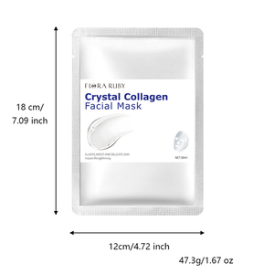Maschera Viso Coreana in <span class=keywords><strong>Bio</strong></span> Collagene Idratante e Illuminante Private Label - Maschera in Tessuto per la Cura della Pelle - Product Image 5