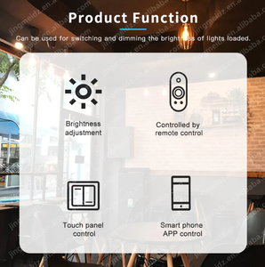 Controllo Wireless intelligente APP RF2.4G AC100V 240V DIN guida Zigbee AC <span class=keywords><strong>Dimmer</strong></span> <span class=keywords><strong>per</strong></span> <span class=keywords><strong>lampada</strong></span> a <span class=keywords><strong>LED</strong></span> - Product Image 3