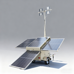 Solar <strong>Lighthouse</strong> <strong>Light</strong> Adjustable and Movable White, Suitable for Landscape Gardens, Emergency Rescue, and Construction Sites - Product Image 5