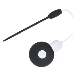 USB şarj edilebilir tahriş çubuklar yetişkin erkek Dick üretral vibratör masaj aleti fiş kateter mastürbasyon