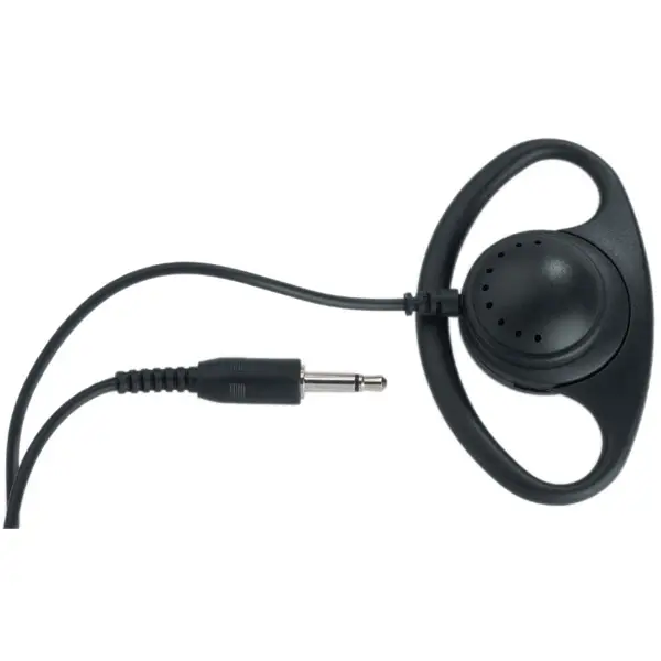 Ein-Ohr/Einzel ohr D-förmiger Ohr haken verdrahtet 2,5mm/3,5mm/35mm Ohr haken 25mm Mono-Kopfhörer 3,5-Klinken-System Reiseleiter-Headset