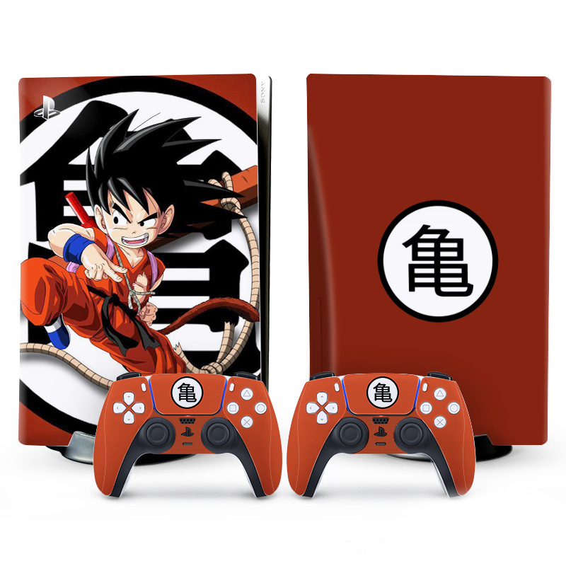 Аниме применяется мультфильм PS5 наклейка аниме наклейка PS5 версия оптического привода наклейка DBZ PS 5 игровая консоль защитная пленка