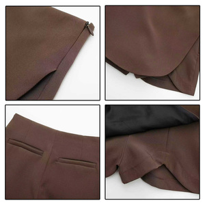 Fashion Summer Women's Multi-color High Waist Skirt Pants Solid Pattern Slim-Fit Loose Breathable A-Line Casual Skirts <strong>Shorts</strong> - Product Image 5