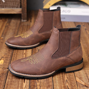 Botas Chelsea de Moda Británica para Hombre, Zapatos de Tacón Alto para Fiestas y Actividades, Botas Chukka para Hombre - Product Image 6