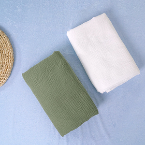 Wholesale Custom 4-Layer Soft Newborn Baby Woven Animal/Solid Pattern Swaddle <strong>Muslin</strong> Blanket for Baby Sleeping - Product Image 3