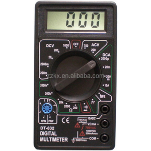 Multimètre numérique LCD DT-832 en promotion avec test de continuité par buzzer – Couleur du produit en option - Product Image 1