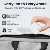 SChitec Wholesale100 Cargador de pared Us Eu AU Cargador de 3 puertos Usb A Tipo C Gan Cargador rápido para teléfono celular Laptop