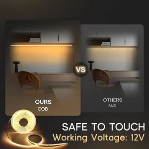 Barra de luz LED COB de 12V 24V de alta calidad, sin puntos, de 8 mm de ancho y 320 diodos emisores de luz. - Product Image 2