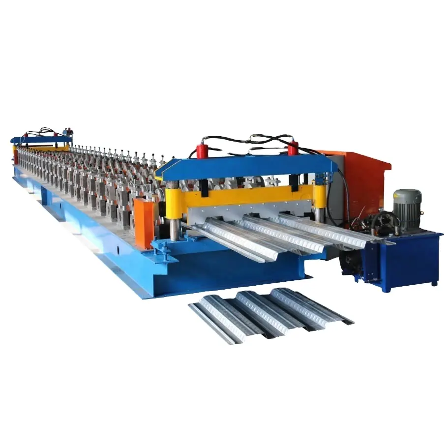 Fabrikdirektverkauf Metall Stahl Bodenüberdachungs-Blechformmaschine Bodenüberdachungs-Rollformmaschine
